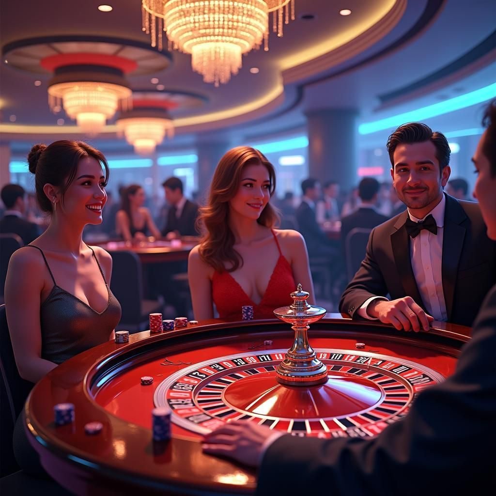 မြန်မာ Live Baccarat တိုက်ရိုက်ကာစီနို ဂိမ်းကစားနေသောမြင်ကွင်း